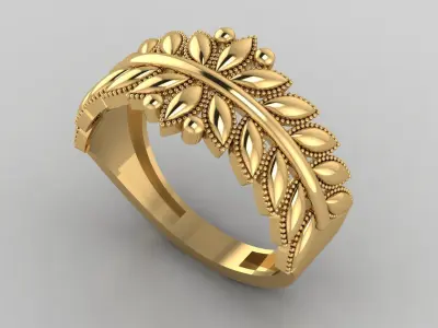 Woman Rings 3D print model