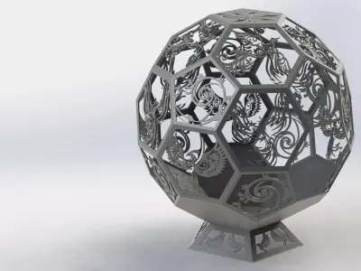 Fire bowl 3D print model