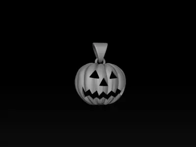 Halloween Pumpkin Pendant 3D print model