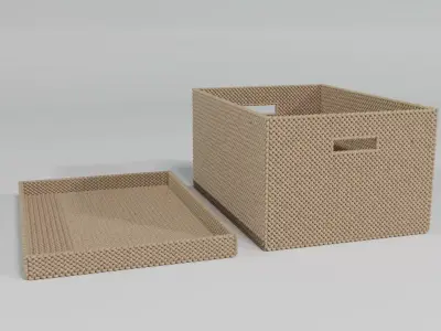 WICKER BASKET01 3D model