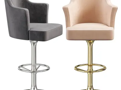 Beth bar chair 3D model