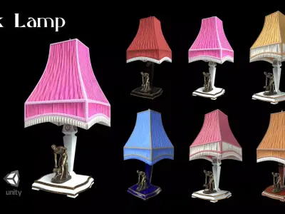 Desk lamp  Vol-3       3D model