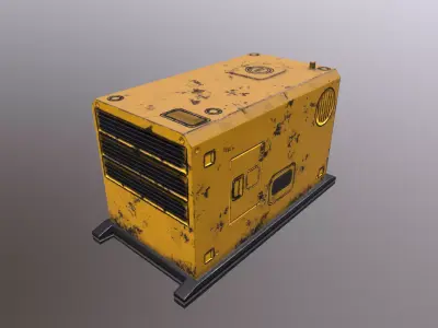 Jenerator 02 Stylized  Low-poly 3D model