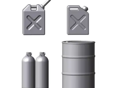 Diecast Scale Battle Car Kitbashing Tabletop Bits 3D print model