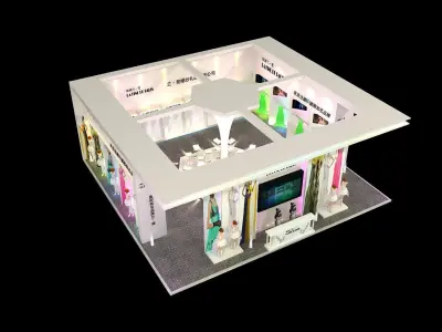 Exhibition - Area - 13X12-3DMAX2009-08 3D model