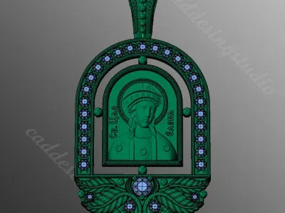 Pendant od 32 religion 3D print model