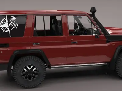LAND CRUISER J79 2024  Low-poly 3D model