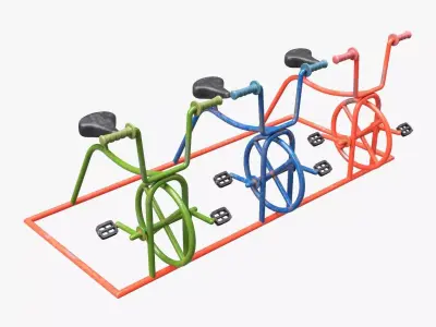 Playground bicycles 3D model