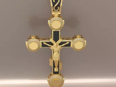 Cross Jesus  3D print model