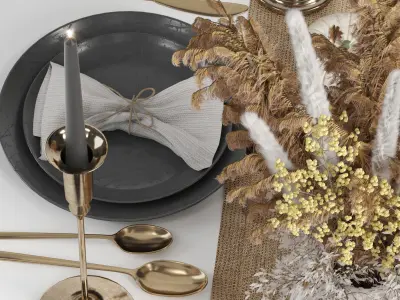 tableware set17 3D model