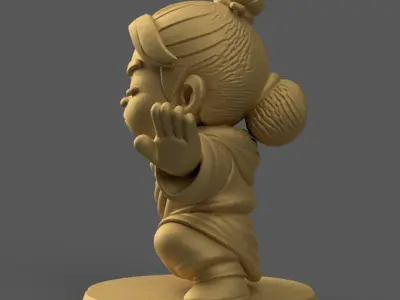 Mini Tai Chi Master 3D Model 3D print model