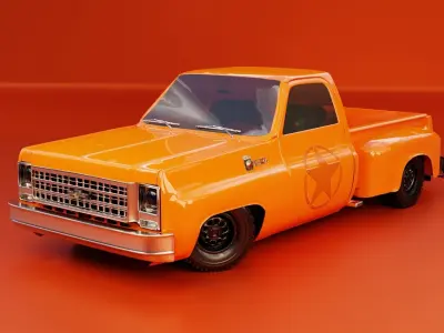 Racing Chevrolet Custom 3D model