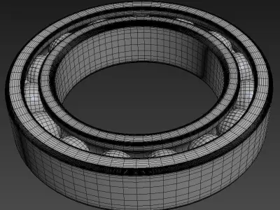 Baering ball bearing 3D model