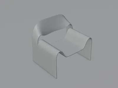 Ghost Chair Replica 4K 3D model