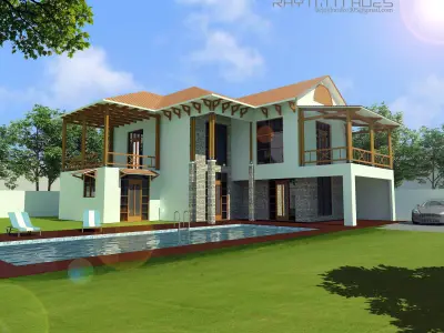 Villa Bejoy Free 3D model