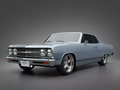 1965 Chevrolet Chevelle Malibu SS 3D model