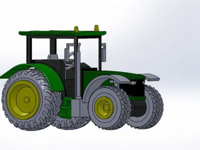 Jondere tractor 3D print model