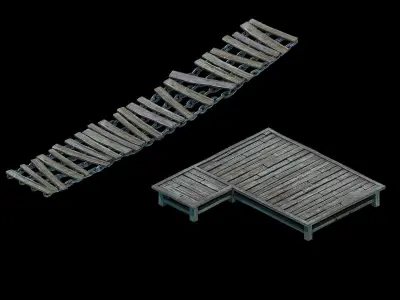 Game Palace Entrance - Pier 3D model