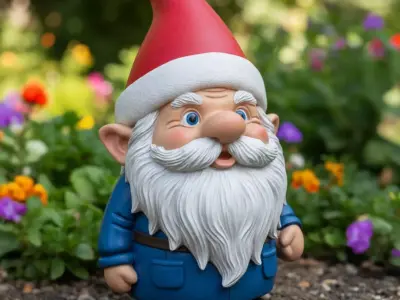 Gnome sculpture garden decoration 3D print model
