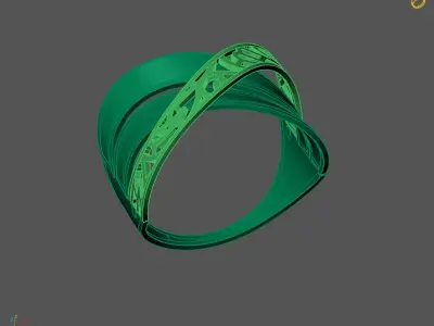 Women Plain Ring Ready STL 3DM Models Womens Rings 3D models 3D print model
