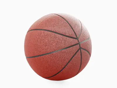 Basketball Ball 4K 02 3D model