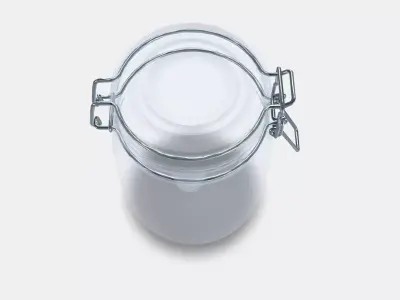 KORKEN Jar with lid 3 Low-poly 3D model