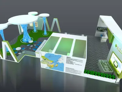 Exhibition - Area - 18X12-3DMAX2012-04 3D model