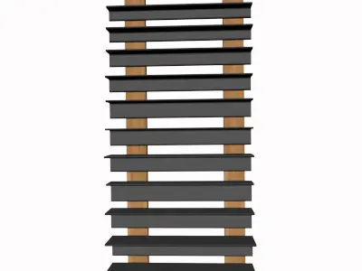 5 16in Thick Unequal Angle 3D model