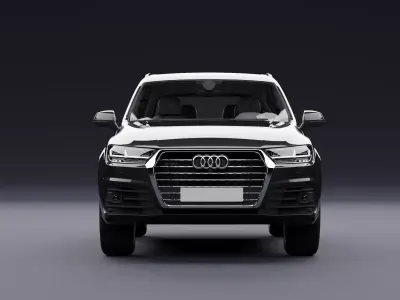 Audi Q7 Tfsi e Black 3D model