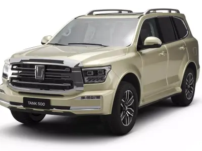 2025 GWM Tank 500 HEV with Interior  3D model