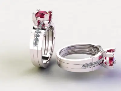 WEDDING BAND 3D print model purchase