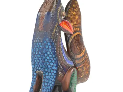 Alebrije Coyote Free 3D model