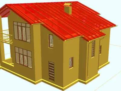 House 200m2  3D model