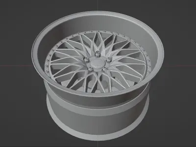 VS XV - Wheels - Game Ready Low-poly 3D model