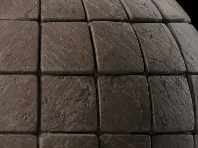Stone Wall Materials 96- Slat Stone walls - Pbr 4k Seamless Texture
