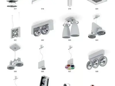 lighting elements 3D model