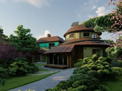 UZIMAKI NARUTO HOUSE 3D model