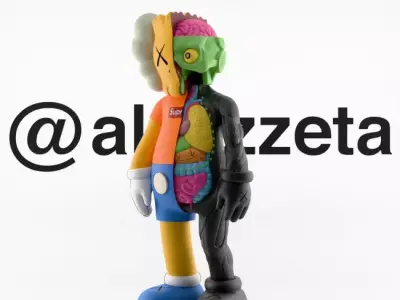 Kaws Bart Simpson Flayed Open Textured Low-poly 3D model