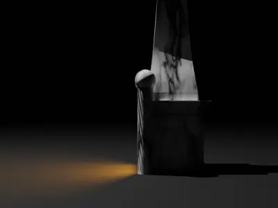 Antique Fireplace 3D model