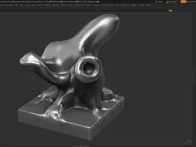 Modern Abstract Decorative sculpture 3d print model 3D print model 9