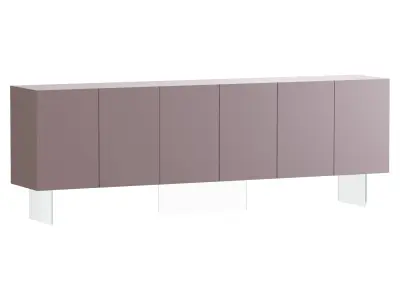 Glass Sideboard 3D model