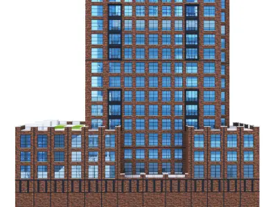 Abington House Building 3D model