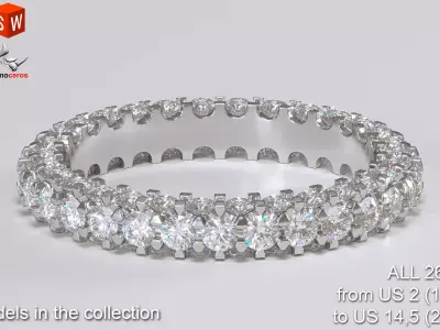 Engagement ring  3D print model