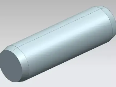 Dowel pin DIA 6 - 20mm long 3D print model