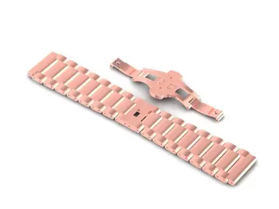 Luxury Metal Watch Bracelet with Deployant Clasp 80a 3D print model