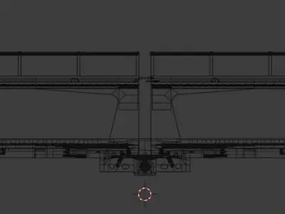 H0 1-87 scale Laeks TA 370 car carrying wagon 3D print model