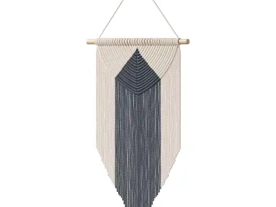 3D Wall Art 016 Macrame 06 3D model