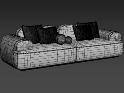  Sofa Beverly 243 By Rivatelierrivatelier 3D model