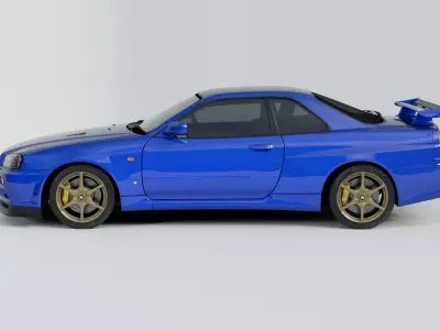 Nissan GT-R R34 3D model
