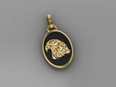 Eagle Pendant 3D print model